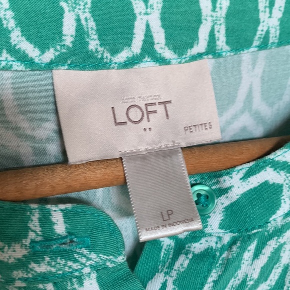 LOFT patterned shirt dress - Picture 2 of 5